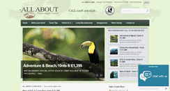 Desktop Screenshot of costarica.allabouttailormadetravel.com